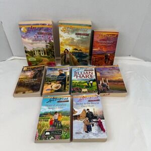 Love Inspired Romance Books Lot 9 Larger Print Christian Fiction Margaret Daley